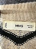 MNG Chevron-herringbone Ivory Pullover Sweater Size S - photo 7