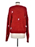 Forever 21 100% Acrylic Hearts Red Cardigan Size M - photo 2
