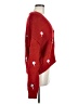 Forever 21 100% Acrylic Hearts Red Cardigan Size M - photo 4