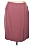 Kasper A.S.L. 100% Polyester Solid Burgundy Casual Skirt Size 10 - photo 1