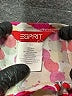 Esprit 100% Rayon Polka Dots Pink Casual Skirt Size 5 - 6 - photo 4