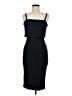 Soprano Solid Black Cocktail Dress Size M - photo 1