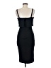 Soprano Solid Black Cocktail Dress Size M - photo 2