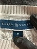 Karen Scott 100% Cotton Stripes Purple Pullover Sweater Size M - photo 7