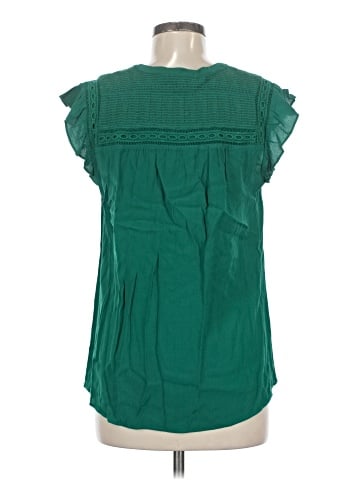 Pale Sky Sleeveless Blouse (view 2)
