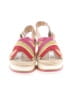Marc Fisher LTD Stripes Pink Wedges Size 7 1/2 - photo 2