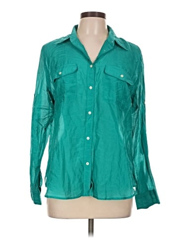 Lauren by Ralph Lauren Long Sleeve Button-Down Shirt (view 1)