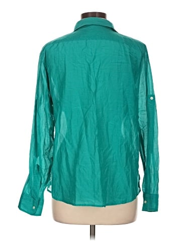 Lauren by Ralph Lauren Long Sleeve Button-Down Shirt (view 2)