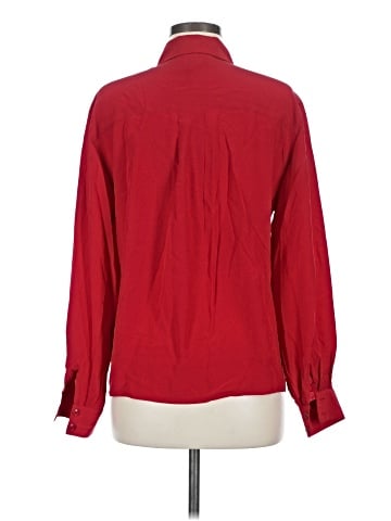 Jones New York Long Sleeve Silk Top (view 2)
