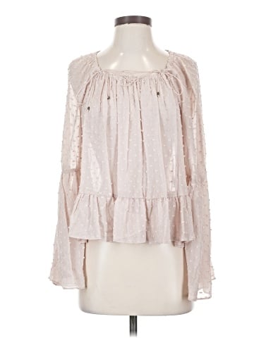 Ulla Johnson Long Sleeve Silk Top (view 1)