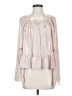 Ulla Johnson Pink Long Sleeve Silk Top Size 4 - photo 1