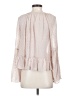 Ulla Johnson Pink Long Sleeve Silk Top Size 4 - photo 2