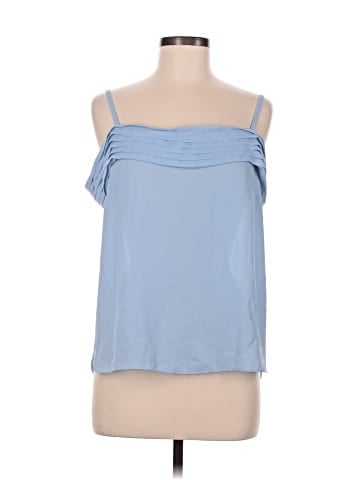 Aqua Sleeveless Top (view 1)
