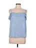 Aqua 100% Polyester Blue Sleeveless Top Size M - photo 1