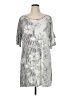 Apt. 9 Graphic Gray Casual Dress Size XL - photo 1