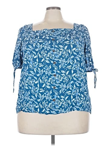 Angels Short Sleeve Blouse (view 1)
