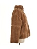 Zara Brown Faux Fur Jacket Size M - photo 4