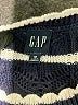 Gap 100% Cotton Stripes Black Pullover Sweater Size M - photo 7