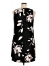 Chaps Floral Black Casual Dress Size XL - photo 2