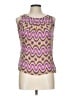 Tory Burch 100% Silk Purple Sleeveless Silk Top Size 10 - photo 1