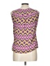 Tory Burch 100% Silk Purple Sleeveless Silk Top Size 10 - photo 2