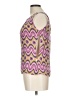 Tory Burch 100% Silk Purple Sleeveless Silk Top Size 10 - photo 5