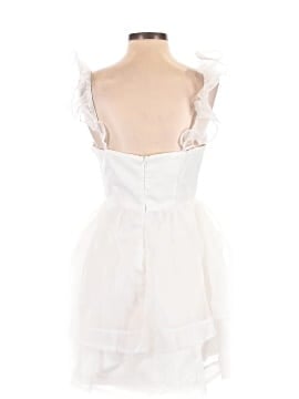 selfie leslie white dresses Lovers Lane Lace Trim Puff Sleeve Dress Short and sweet Santiago Cut-Out Ruffle Maxi Dress