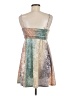 Living Doll Metallic Silver Cocktail Dress Size M - photo 2