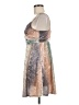 Living Doll Metallic Silver Cocktail Dress Size M - photo 5