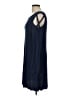 Oyanus Blue Casual Dress Size L - photo 5