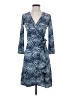 BCBGMAXAZRIA Print Blue Cocktail Dress Size XS - photo 1