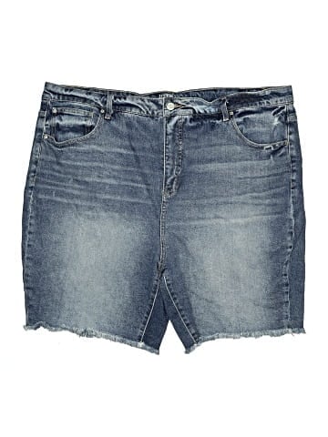 Terra & Sky Denim Shorts (view 1)