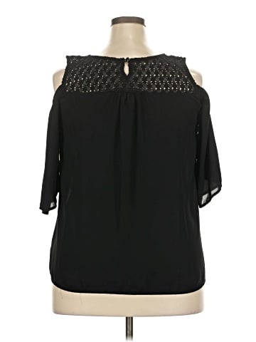 Signature Short Sleeve Blouse (view 2)