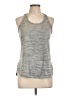 Reebok 100% Polyester Gray Active Tank Size L - photo 1