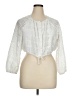 J.Crew Ivory 3/4 Sleeve Blouse Size XL - photo 1
