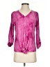 New Directions Pink 3/4 Sleeve Blouse Size S - photo 1