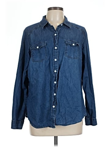 Torrid Long Sleeve Button-Down Shirt (view 1)