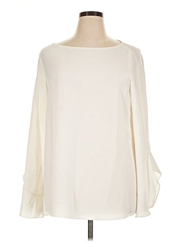 Lafayette 148 New York Long Sleeve Blouse (view 1)