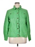 Chico's 100% Linen Green Long Sleeve Button-Down Shirt Size XL (3) - photo 1