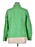 Chico's 100% Linen Green Long Sleeve Button-Down Shirt Size XL (3) - photo 2