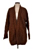 By Anthropologie 100% Rayon Brown Coat Size S - photo 1
