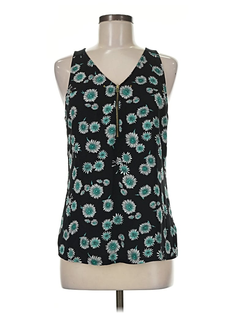 Pre-owned Express Sleeveless Blouse In Teal