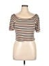 Volcom Brown Short Sleeve Top Size 16 - photo 1
