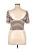 Volcom Brown Short Sleeve Top Size 16 - photo 2