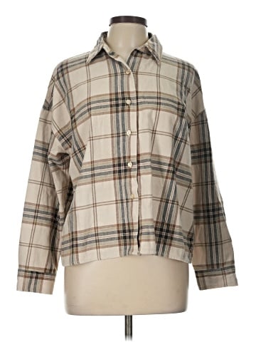 JOA Long Sleeve Button-Down Shirt (view 1)