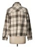 JOA 100% Cotton Plaid Tan Long Sleeve Button-Down Shirt Size L - photo 2