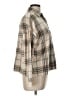 JOA 100% Cotton Plaid Tan Long Sleeve Button-Down Shirt Size L - photo 4