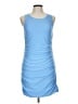 Beyond Yoga Solid Blue Cocktail Dress Size L - photo 1