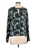 Cloth & Stone 100% Rayon Teal Long Sleeve Blouse Size L - photo 1