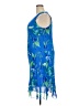 Mlle Gabrielle 100% Polyester Tropical Blue Cocktail Dress Size 18W - photo 5
